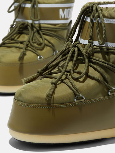 Icon Low Khaki Nylon Boots
