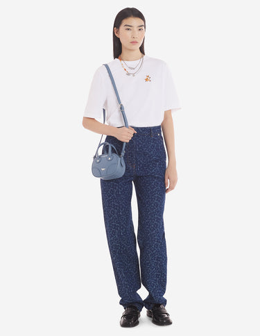 Women's Speedy Fox Patch Comfort Tee-shirt White