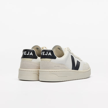 Men's V-90 LEATHER WHITE BLACK