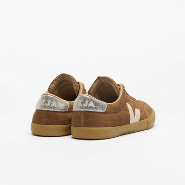 Women's PANENKA SUEDE BROWN PIERRE SILVER
