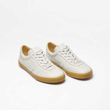 Men's VOLLEY SIGNATURE GRAINED OILED LEATHER PEARL