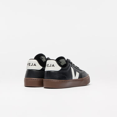 Kids' VOLLEY ELASTIC LACES LEATHER BLACK WHITE BARK