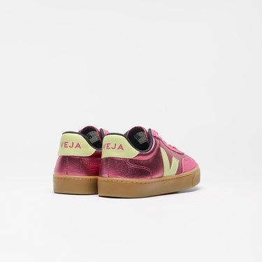Kids' VOLLEY ELASTIC LACES LEATHER AZALEA LIMO