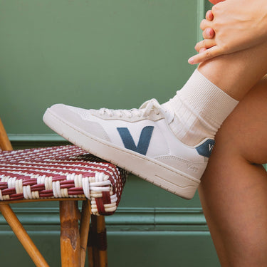 Men's V-90 LEATHER WHITE CALIFORNIA