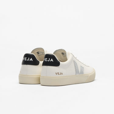 Women's CAMPO LEATHER WHITE SILVER BLACK