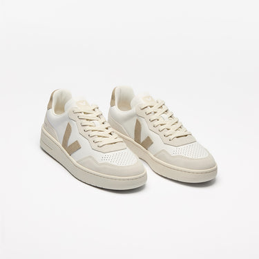 Women's V-90 LEATHER WHITE TAUPE