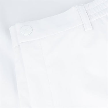 Men Cargo Jogger Pants White