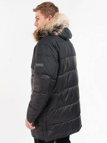 Barbour International Contrast Redford Park Black