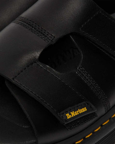 Men's Daxton Leather Slide Sandals Black