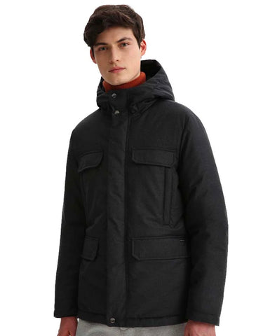LUXURY WOOL SILK JACKET PHANTOM