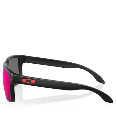 OAKLEY HOLBROOK MATTE BLACK W/ POSITIVE RED IRIDIUM