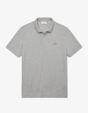 Men's Stretch Cotton Smart Paris Polo Grey Chine