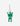 Small Colorblock Fox Bag Charm Grass  Green-taille